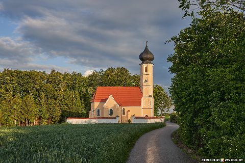 Gemeinde Marktl Landkreis Altötting Leonberg Kirche St. Sebastian (Dirschl Johann) Deutschland AÖ